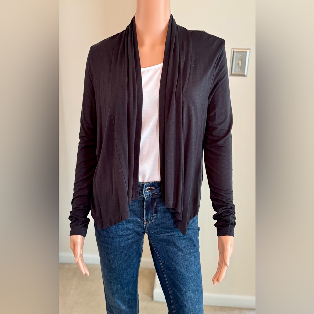 Donna Karan Designer Loungewear Soft Open Front Cardigan Size Small MSRP $109